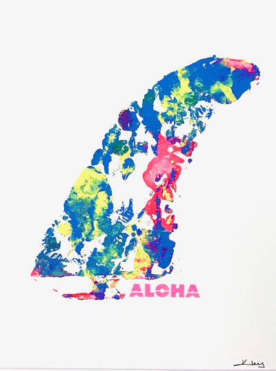 Reef Finds: Classic Aloha Fin 1 by Mark Ley - Tiffany's Art Agency - Mark Ley