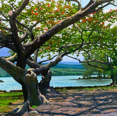 Hilo Bay from Coconut Island by Peter Loftus - Tiffany's Art Agency - Peter Loftus