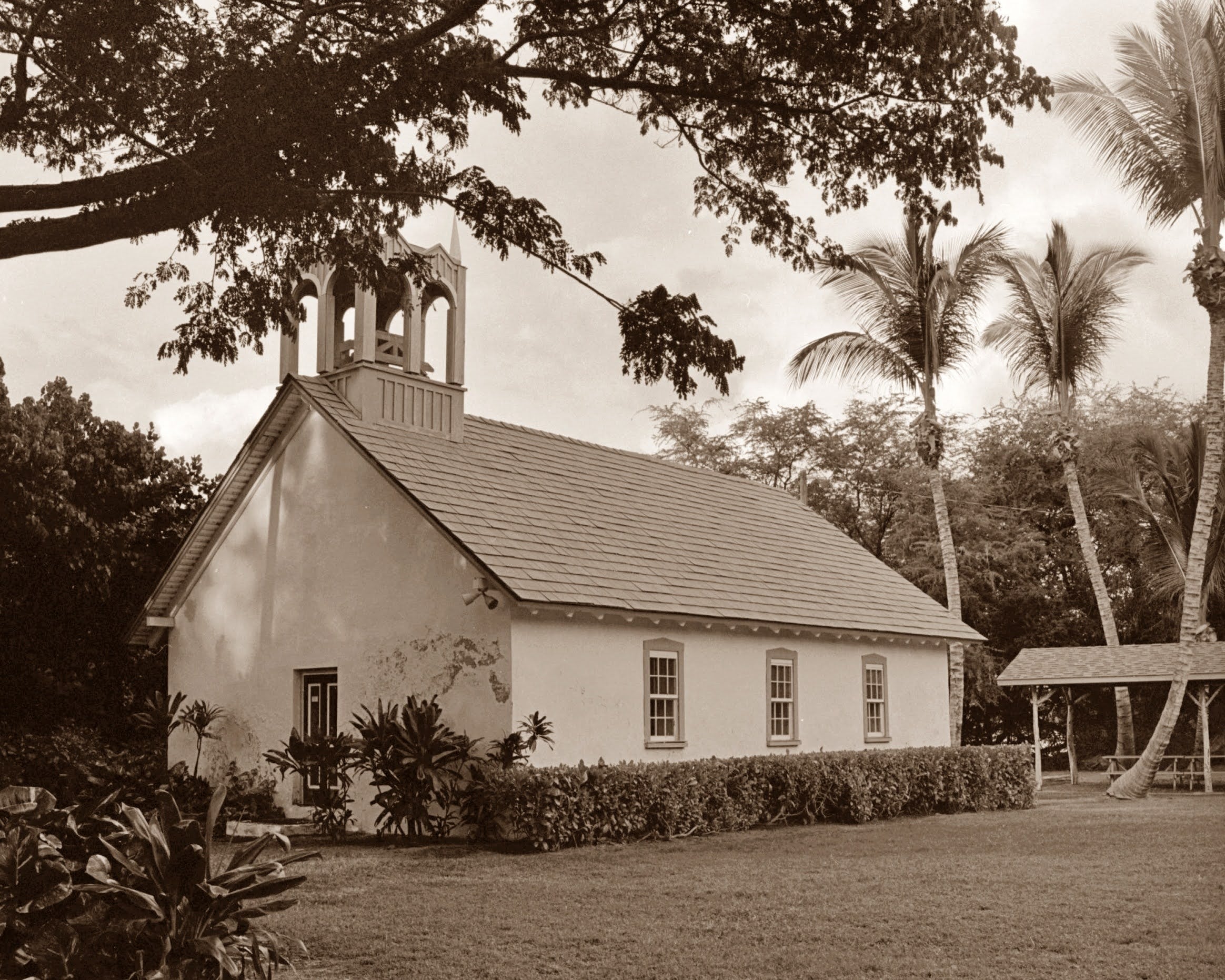 Hokuloa Church by Cathy Shine - Tiffany's Art Agency - Cathy Shine