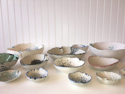 Lemuria Bowls by Zoe Johnson - Tiffany's Art Agency - Zoe Johnson