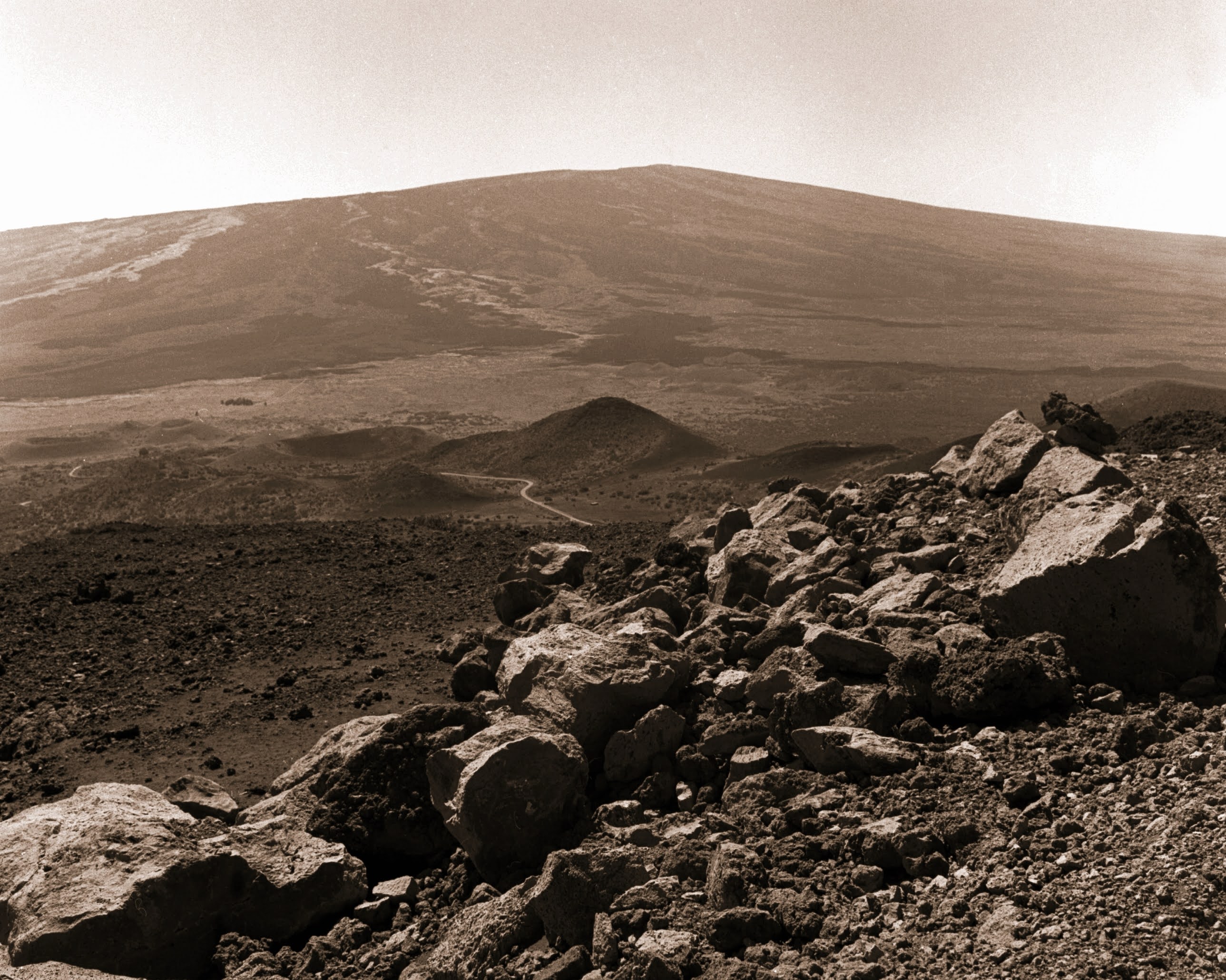 Mauna Loa From Mauna Kea  by Cathy Shine - Tiffany's Art Agency - Cathy Shine