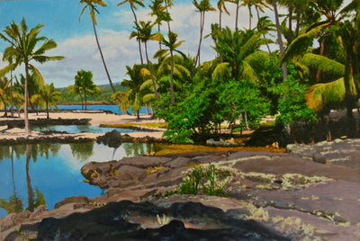 Puuhonua O Honaunau by Peter Loftus - Tiffany's Art Agency - Peter Loftus